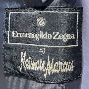Ermenegildo Zegna Neiman Marcus Mem 46 Gray Striped Wool Double Breasted‎ Blazer